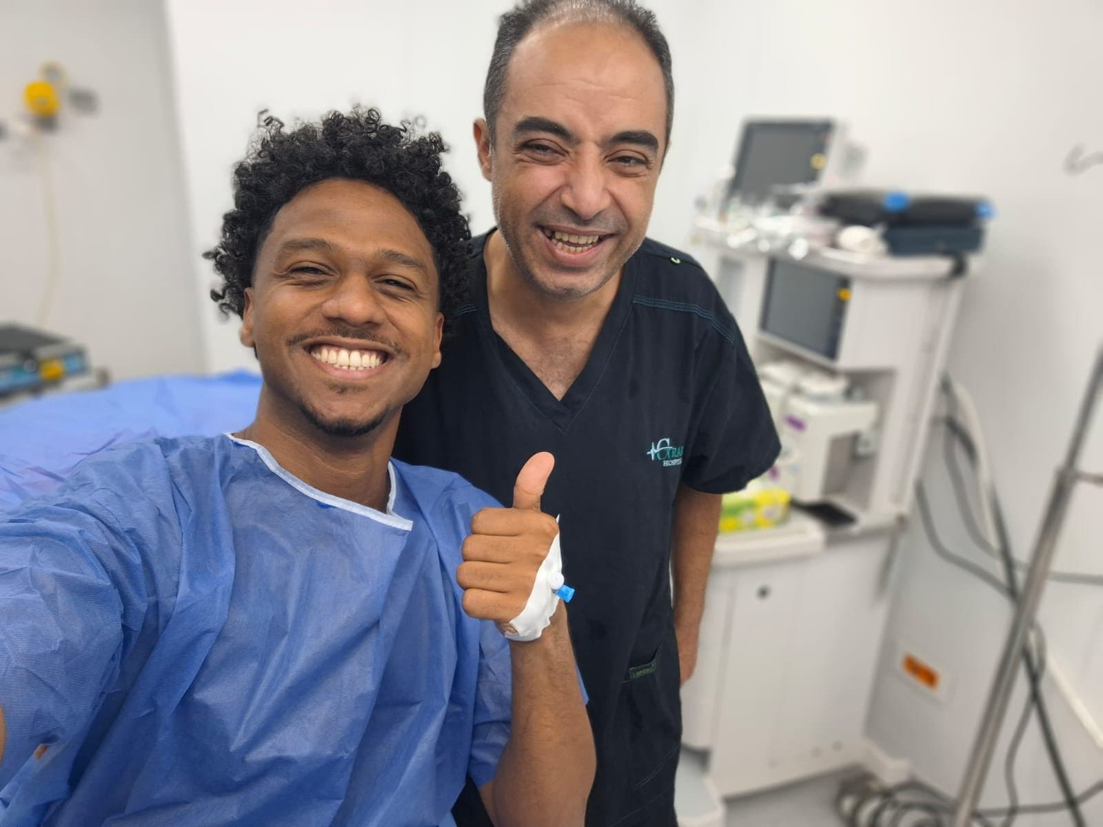 بعد إجراء في اليوم الواحد بمستشفى جراند